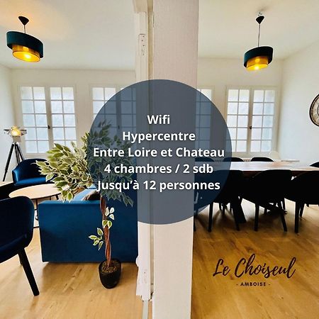 Le Choiseul - T5 Entre Loire Et Chateau Royal - Manoir De La Concorde Amboise Esterno foto